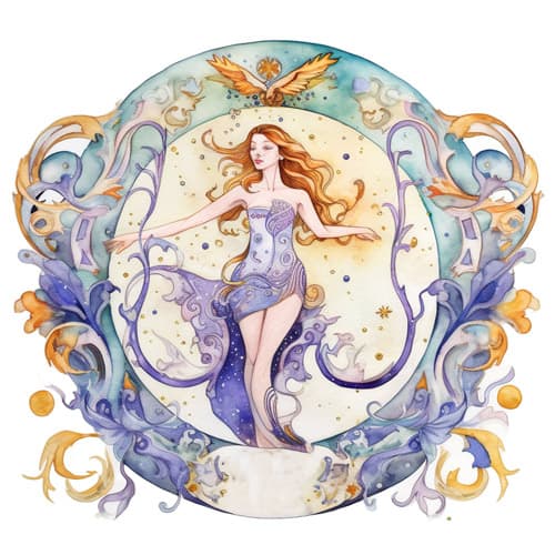 Virgo zodiac sign symbol